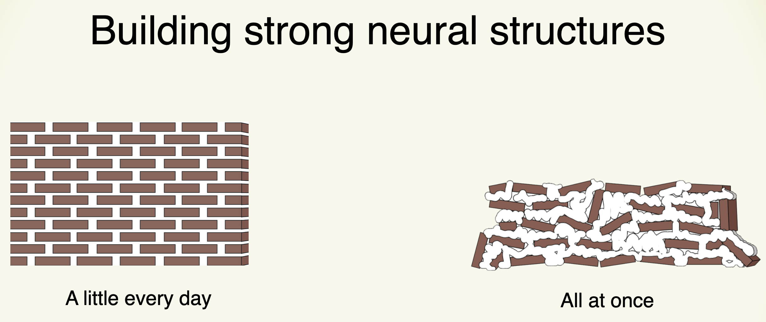 Building strong neural structures