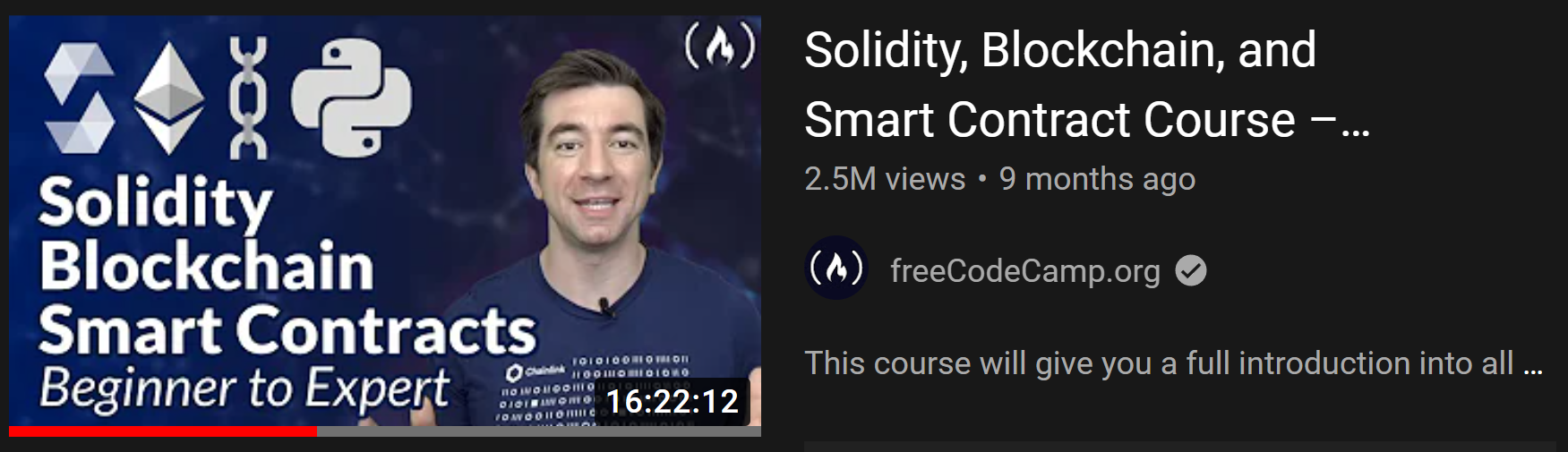 freeCodeCamp video